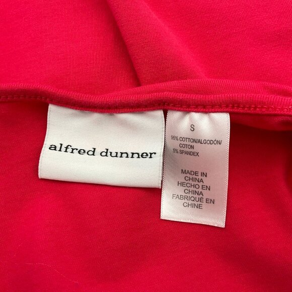 Alfred Dunner 3/4 Sleeve Split Neck Floral Yoke Embroidered Beaded Top Sm - Picture 5 of 7